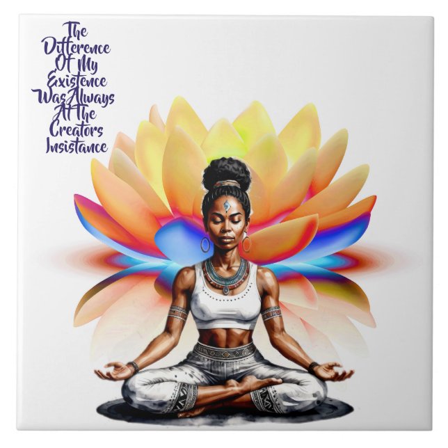 Sua Sabedoria Existe Azulejo Cerâmico (Frente)