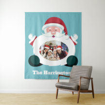 Sua tapeçaria personalizada de Papais noeis de Fot