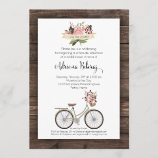 Sua viagem 5" x 7" convite/horizontalmente cartão