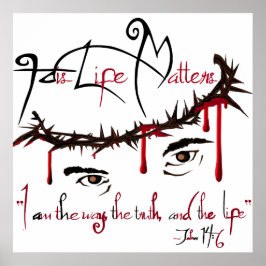 Sua vida é importante para Poster cristão