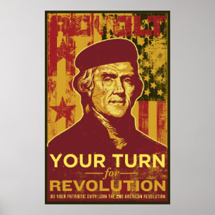 Sua volta para o poster da revolução