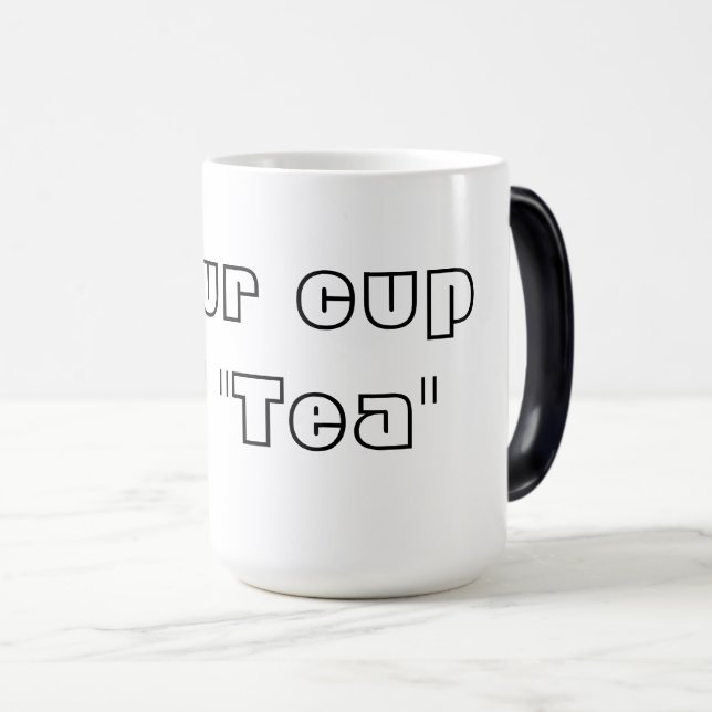 Sua xícara de chá Caneca de café adorável (Frente Esquerda)