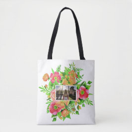 Suas 2 Fotografias em Quadros de Flor bolsas perso