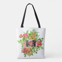 Suas 2 Fotografias em Quadros de Flor bolsas perso