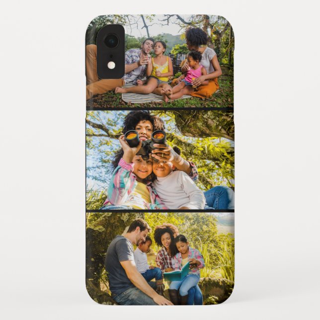 SUAS 3 Fotografias capas de telefone personalizada (Verso)