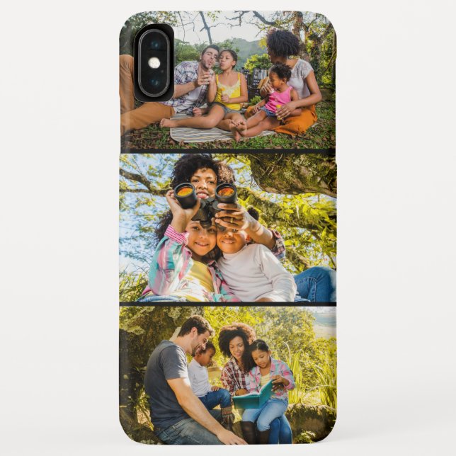 SUAS 3 Fotografias capas de telefone personalizada (Verso)