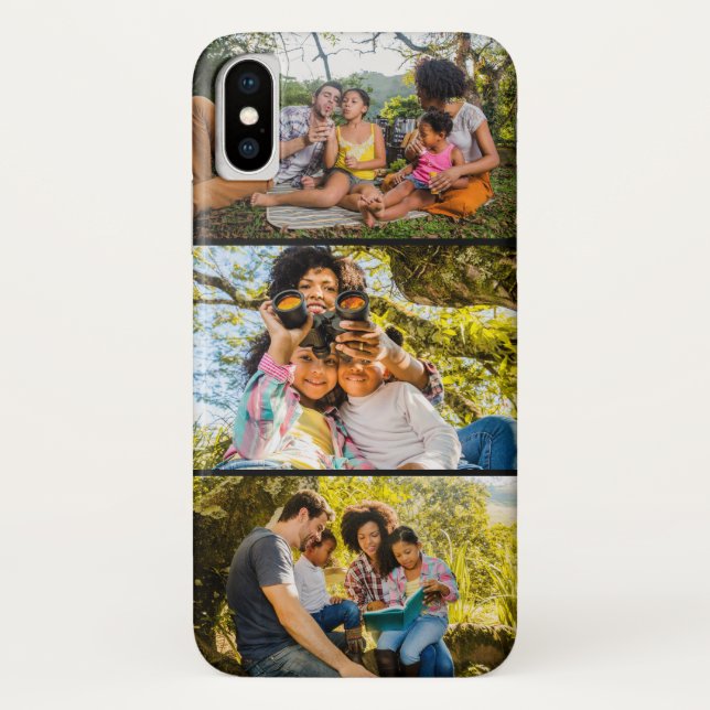 SUAS 3 Fotografias capas de telefone personalizada (Verso)