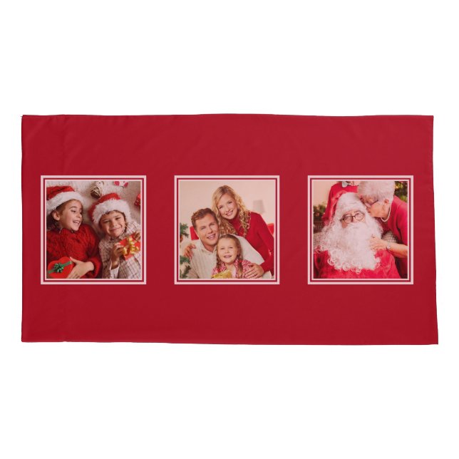 SUAS 3 fronha de almofada do costume das FOTOS (Verso)