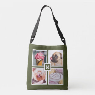 SUAS 8 bolsas das FOTOS & do MONOGRAMA