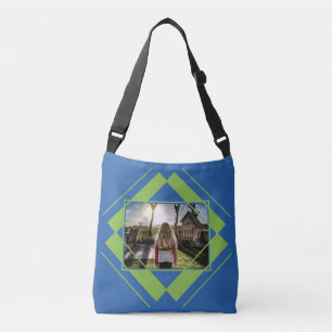 SUAS bolsas de padrões geométricos de fotografia e