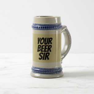 SUAS CANECAS DE CERVEJA DE CERVEJA