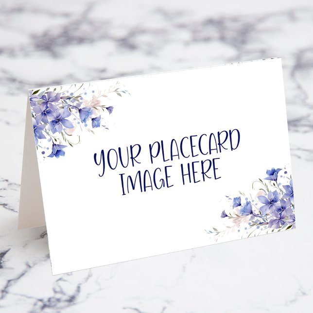 Suas Cartões de Local Individuais de Imagem Person (Fold Your Own Place Card DIF Craft Project)