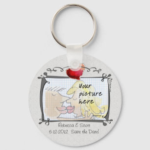 Suas economias do casamento da foto o chaveiro da