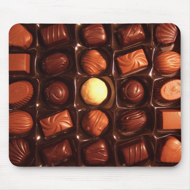 Suave Delights Chocolate Patterno Mouse Pad (Frente)