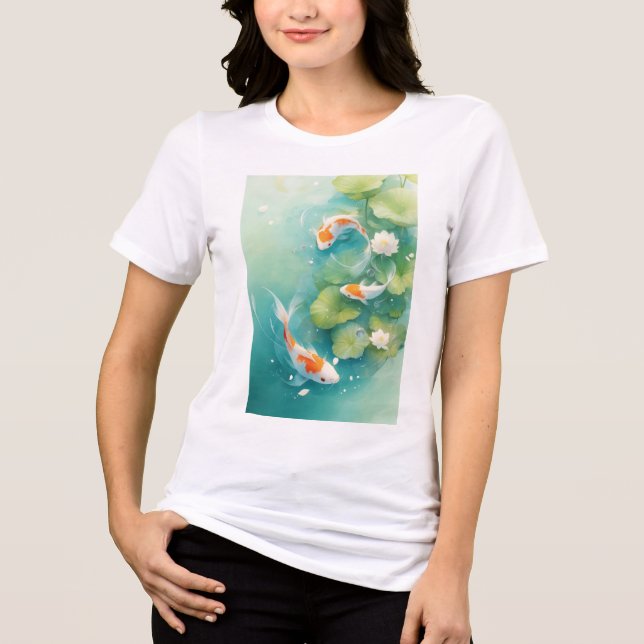 Suave Sinfonia de Peixes Koi (Frente)