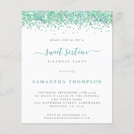 Suavização do Teal do Orçamento 16 Convidados