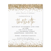 Suavização Dourada do orçamento 30º Convite de fes