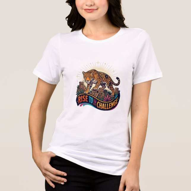 Suba ao Desafio Jaguar Templo Antigo Gráfico (Frente)