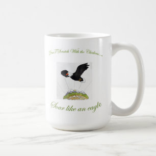 Suba como uma caneca de Eagle