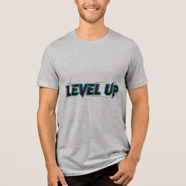 SUBA DE NÍVEL – Camiseta Tipográfica Neon de Stree (Frente)