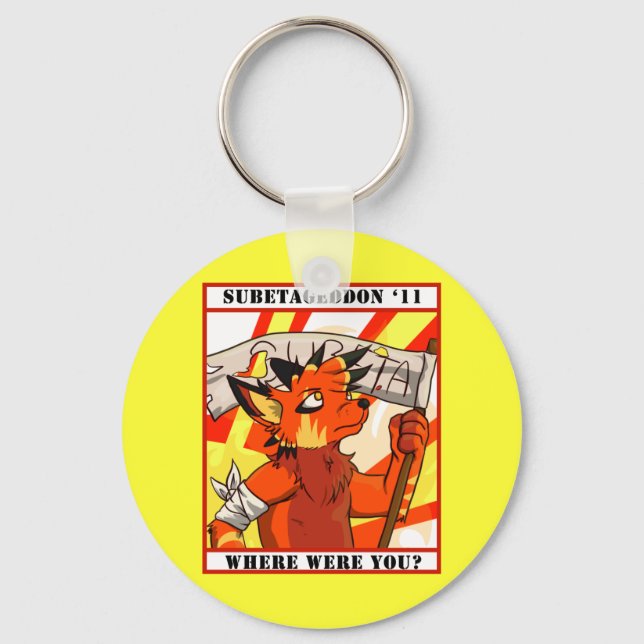 Subetageddon '11 Round Chaveiro (Frente)