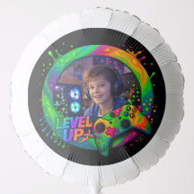 Subir de Nível, Balão de foto personalizado temáti