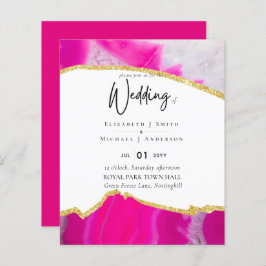 Sublime o ORÇAMENTO de Convites de casamento de Ág