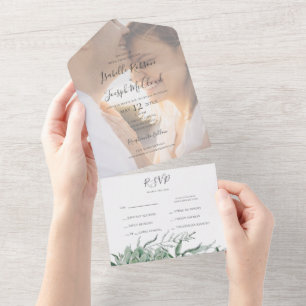 Succulent Greenery Fed Photo Seal And Send