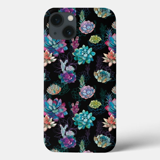 Succulent Seamless Pattern  (Verso)