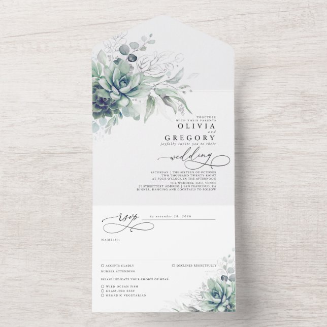 Succulents Greenerase e Silver Sobra Casamento (Inside)