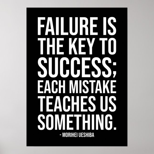 Sucesso e Poster de Motivação Gym (Frente)