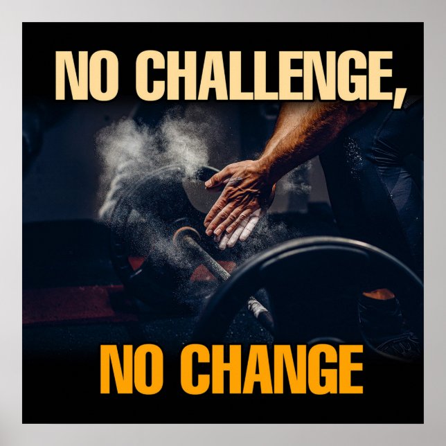 Sucesso e Poster de Motivação Gym (Frente)