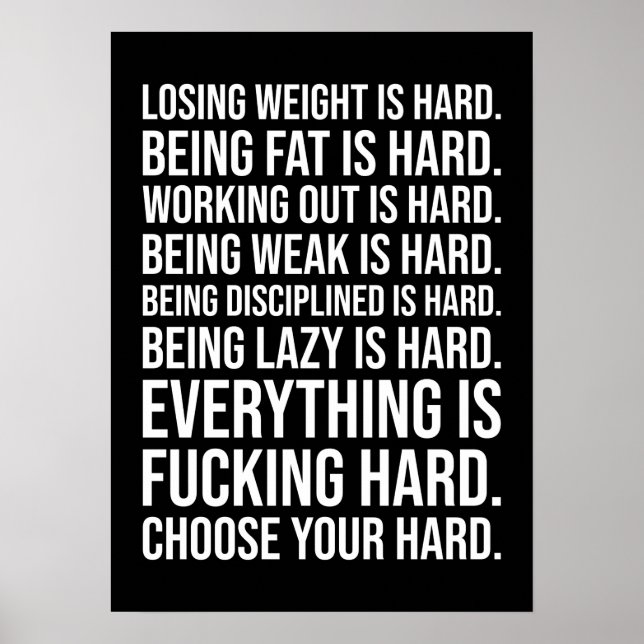 Sucesso e Poster de Motivação Gym (Frente)