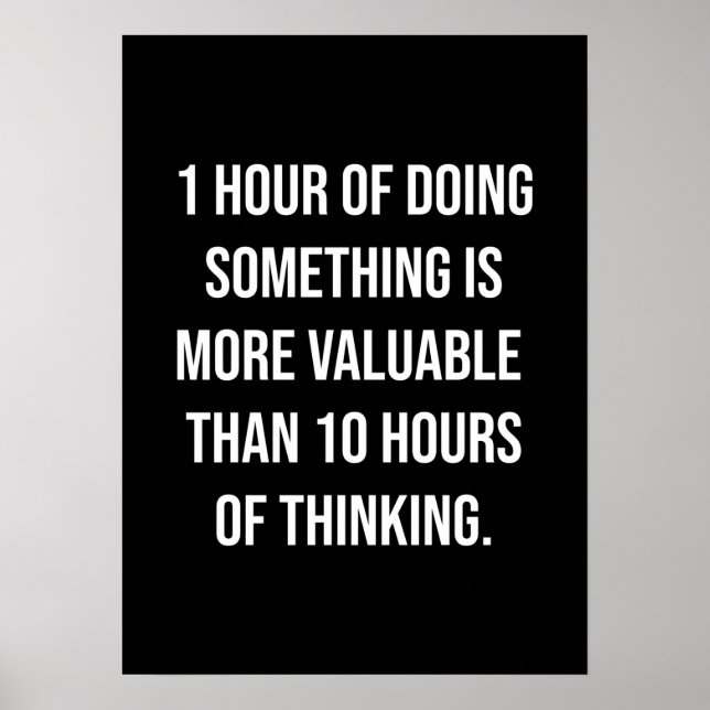 Sucesso e Poster de Motivação Gym (Frente)