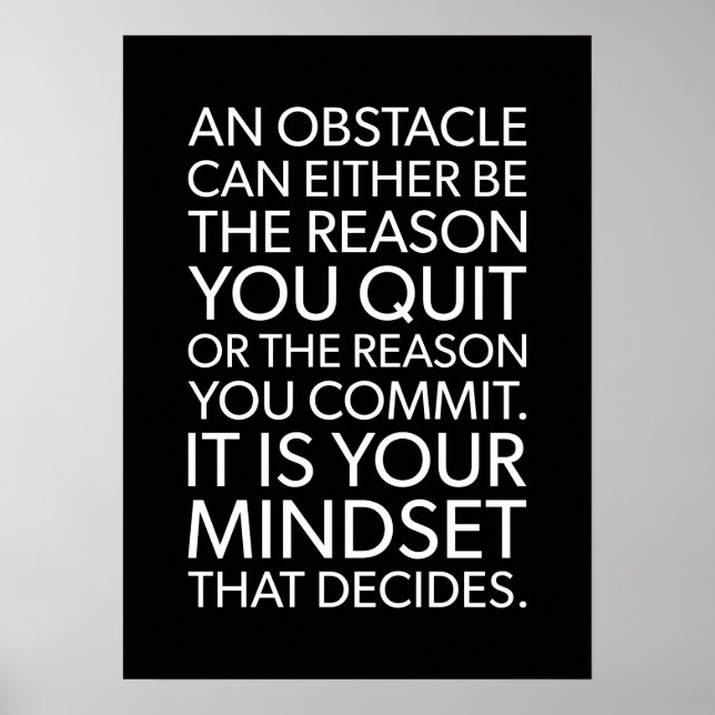 Sucesso e Poster de Motivação Gym (Frente)