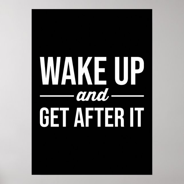 Sucesso e Poster de Motivação Gym (Frente)