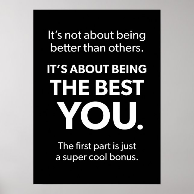 Sucesso e Poster de Motivação Gym (Frente)