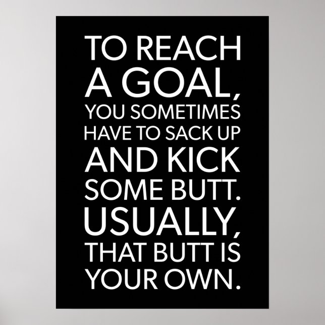 Sucesso e Poster de Motivação Gym (Frente)