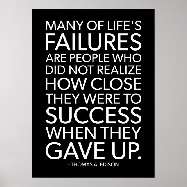 Sucesso e Poster de Motivação Gym (Frente)