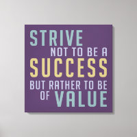 Sucesso e valor Impressão da tela motivacional