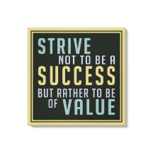 Sucesso e valor Impressão da tela motivacional