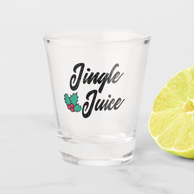 Suco de Jingle Copo de Shot de Natal Engraçado - H (Frente)