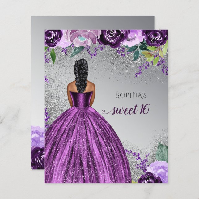 Suco Roxo de Orçamento Doce Doce 16 anos (Frente/Verso)