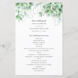 Suculentes de aquarela. Casamento Greenery Cacto
