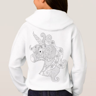 Sudadera de unicornio para niña