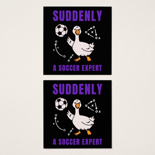 Suddenly a soccer expert (Frente & Verso)