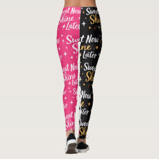 Sude Agora Brilhe Depois Legging Motivacional Sem