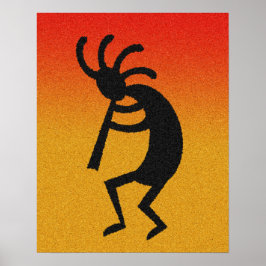 Sudoeste de Kokopelli Desert Sun Wall Art Poster