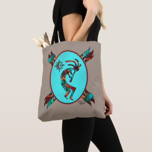Sudoeste De Kokopelli E Sun Tote Bag