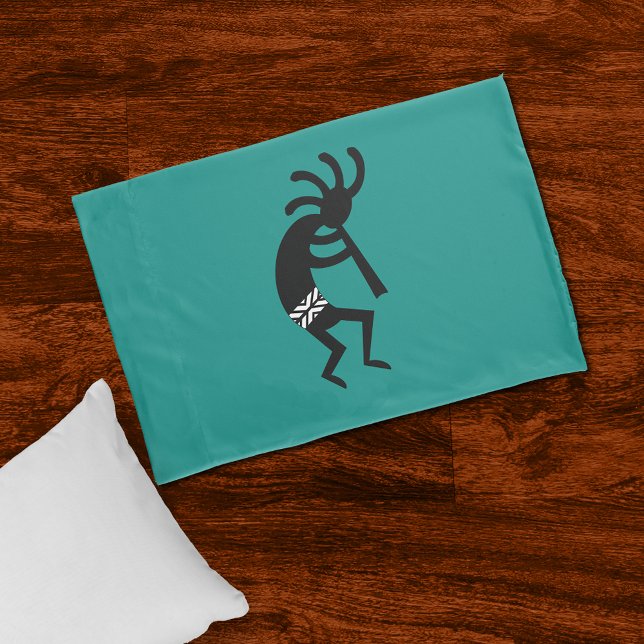 Sudoeste De Kokopelli Preto E Teal (Criador carregado)